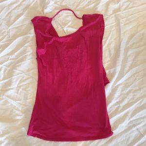 Pink Yoga Top.